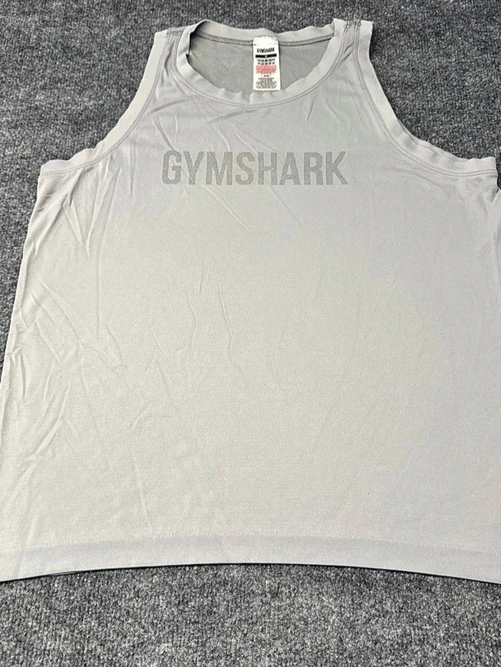 Gymshark Fit Seamless Loose Tank Men's Gray Tank Top Medium